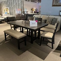 Table 4 Chairs And Bench 