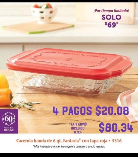Refleterio De 6 Qt Para Guardar O Orniar