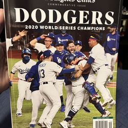 2020 MLB Los Angeles Dodgers World Series Champions