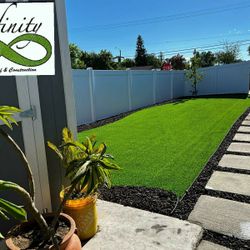 Synthetic Turf And Concrete