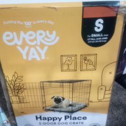Every Yay happy Place One Door Dog Crate