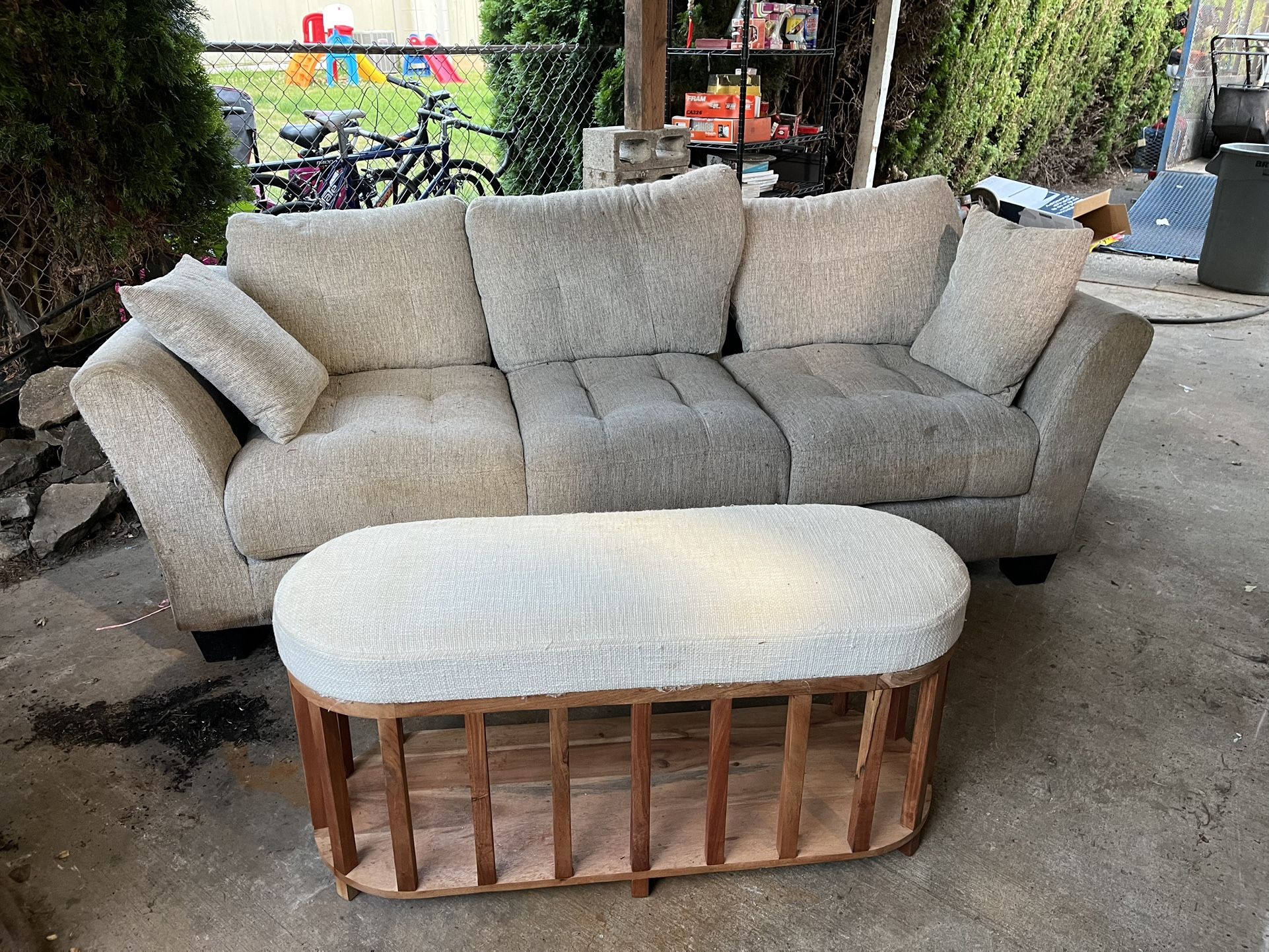 Couch And Ottoman