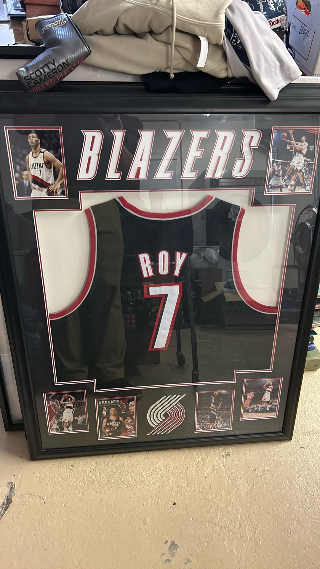 Brandon Roy framed jersey professionally done