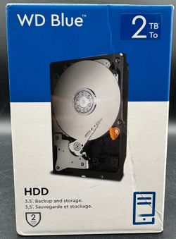 NEW Western Digital WD Blue 2 TB HDD WDBH2D0020HNC-NRWM 3.5" Backup and Storage