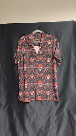 Retro riffle LARGE button up x 10