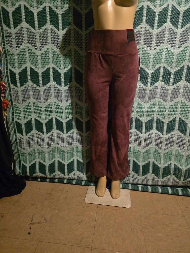 New Coffee Pants Size Small Stretch