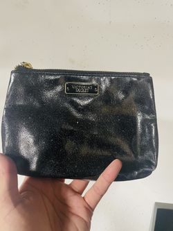 Victoria’s Secret Black Glitter Makeup Bag