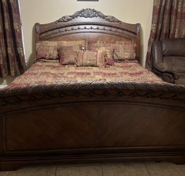California King And Mattress