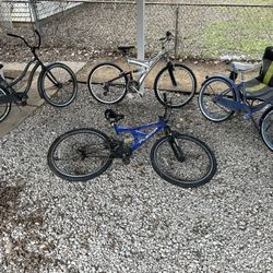Bicycles. 1 PRICE for ALL 4 BIKES!!! OBO
