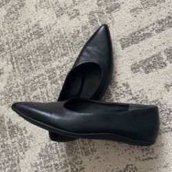 Vince Lex Womens Leather Pointed Toe Ballet Flats Size 9 