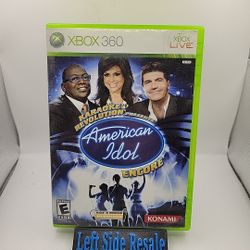 Karaoke Revolution Presents: American Idol Encore (Microsoft Xbox 360, 2008) CIB