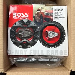 Brand New Boss Car Audio Systems CH6530 6.5″ 300W 3-Way Full Range Car Speakers (Brand New)