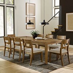 Universal Boardmoore Clayton Dining Table and 7 Chairs $1399.99