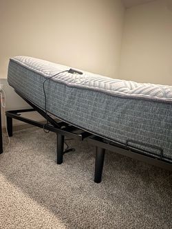 California King Bed and adjustable frame