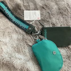 Green Lululemon Coin Bag 