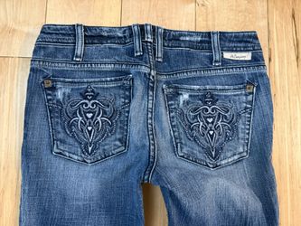 J & Company Beverly Distressed Denim Jeans Size 25