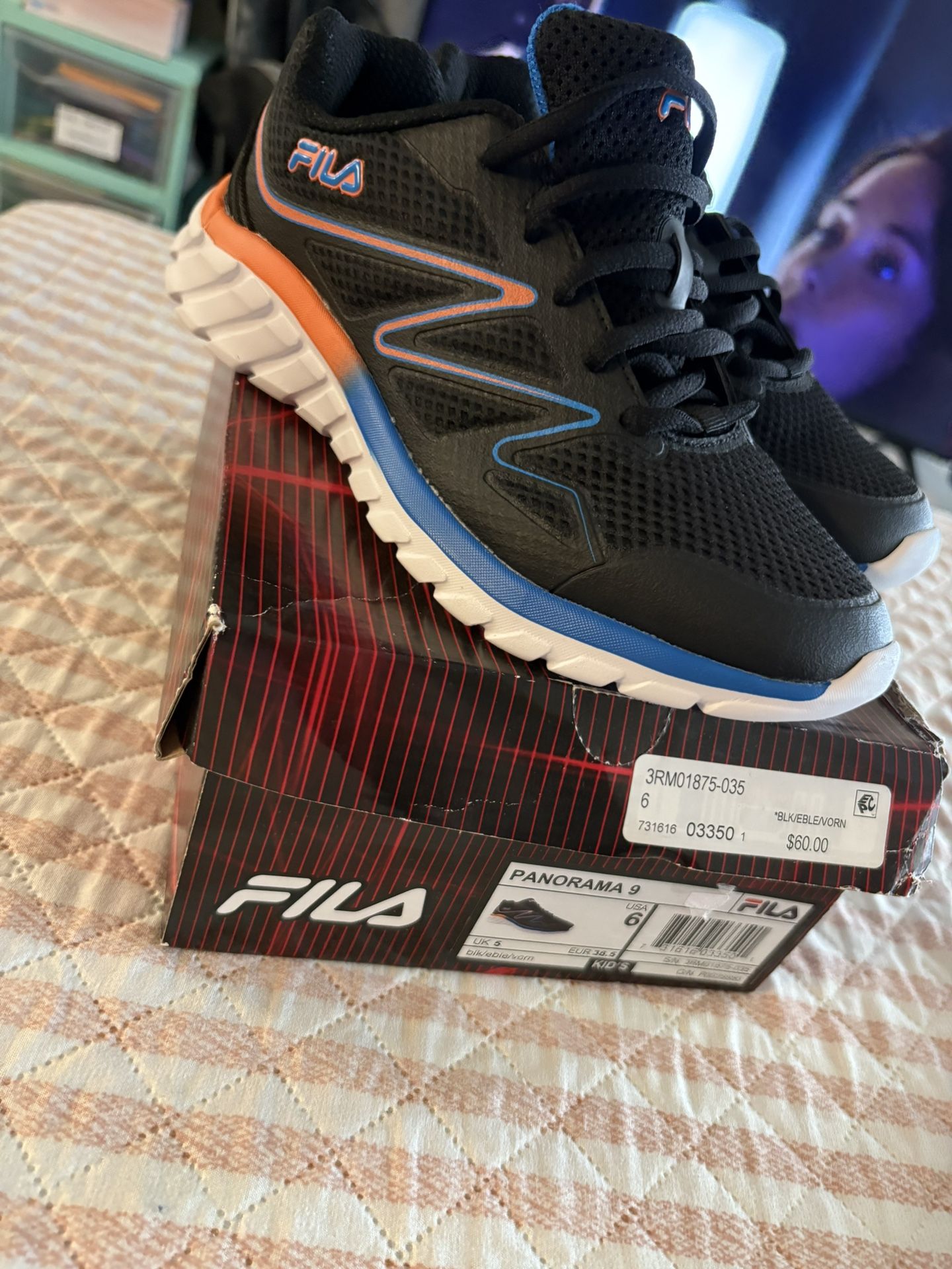 Fila Shoes Boys Size 6 New