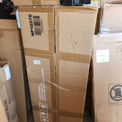 Goplus 15.9 Gallon Solar Heated Outdoor Shower, 7.5 FT Freestanding Outdoor Shower with Shower Head and Foot Shower Tap for Outdoor Backyard Poolside 