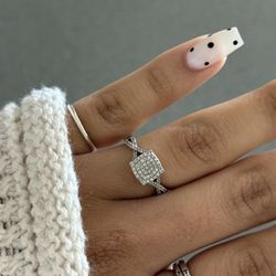 Kay Jewelers Diamond Cluster Ring OBO