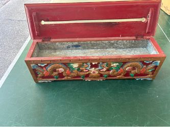 Tibetan wooden incense burner