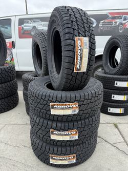 Tires New $650 Set Of Four LT 285/70R17 All Terrain $650 Set Of Four Install
