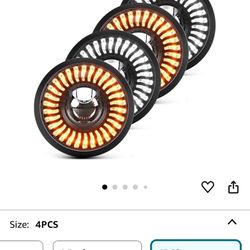 BraveWAY Anti-glare 5.75" LED Headlights, 5-3/4 inch Round Lights with Projector, Start-up Gradient Welcome Halo