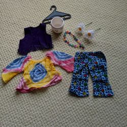 Am. Girl Doll Hippie Halloween Outfit