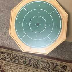 Vintage Crokinole & Checker Board