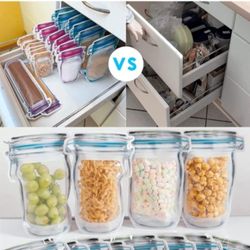 These Are Mason Jars  Pouches U Can Put Any Thing In Them 20 In A Pack 10.00