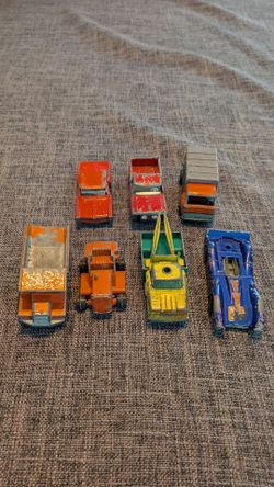 Vintage Matchbox Lesney Cars- Drott- Blue Shark- Wreck Truck
