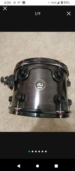 BUNDLE. 12” DW Collector’s tom with SKB hard case (no lid)
