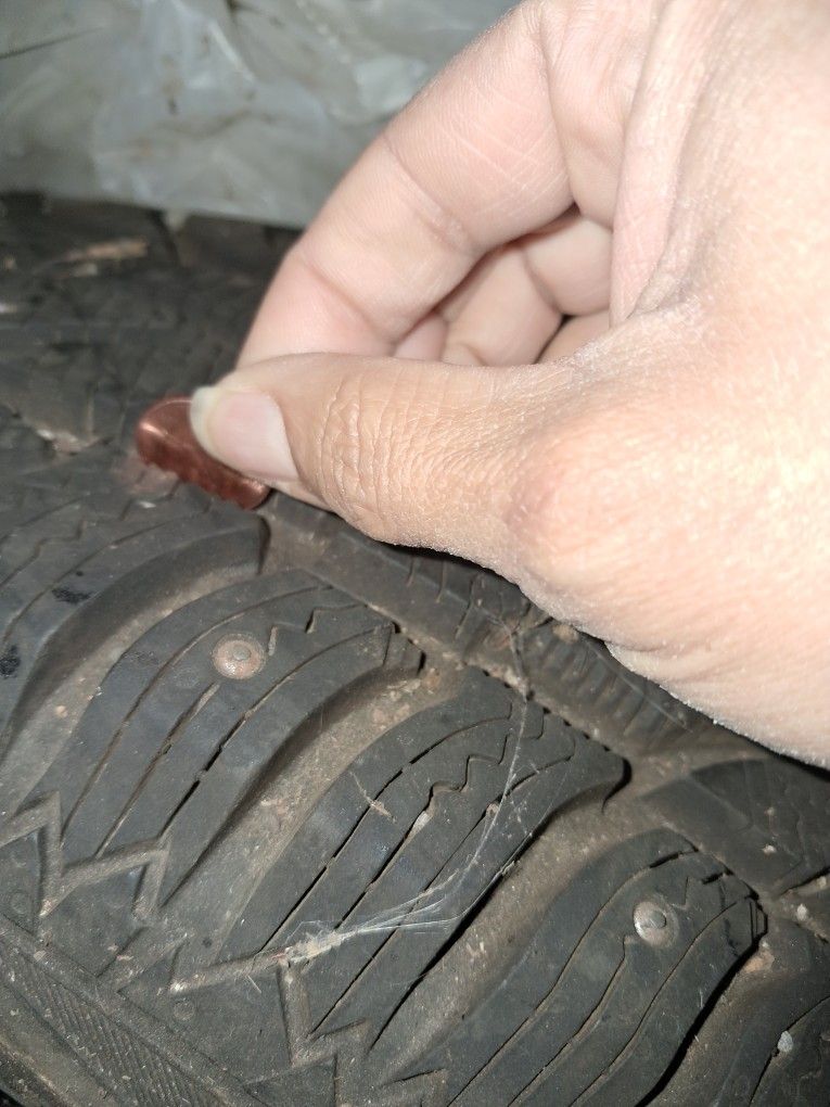 4 Fitted Studded Snow Tires