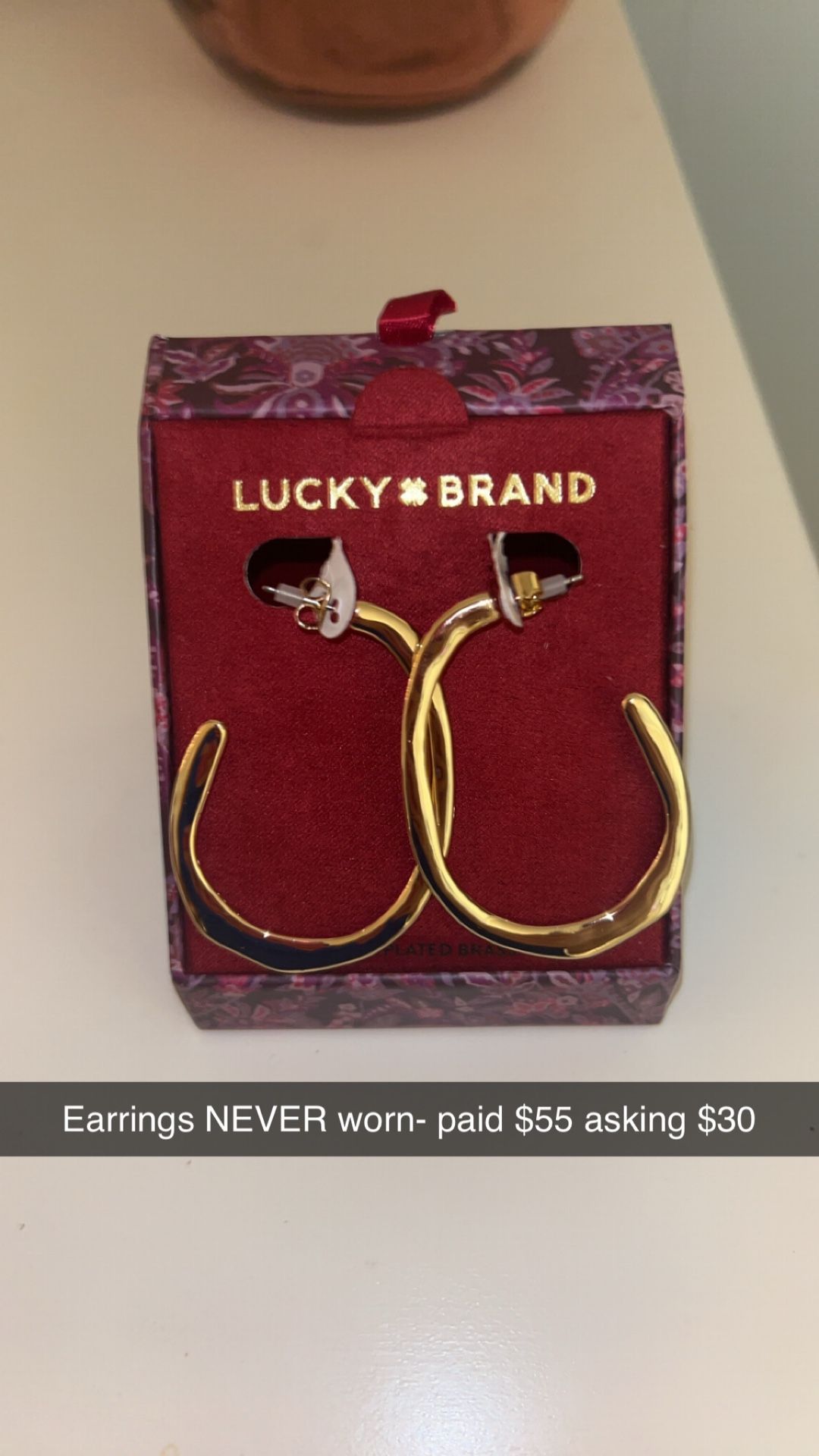 Gold Earrings- Lucky Brand 