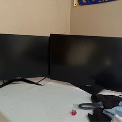 2  ASUS gaming monitors for sale