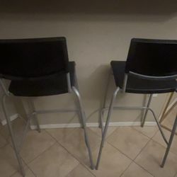 2 barstool chairs- good condition $25