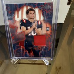 2024 Panini Absolute Drake Maye Rookie Force Patch #RF-DME NE Patriots RC 