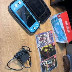 Switch Lite + Games and Accessories