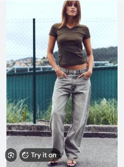 Zara Wide Leg Jeans