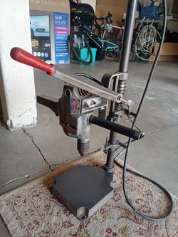 1 Milwaukee
Drill press 1/2 Inch  In Amazing Condition