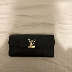 LV Patten Black Leather Card Holder