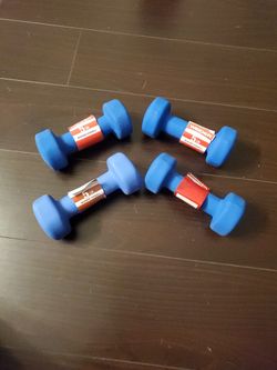 4 x 5lb Neoprene Dumbell