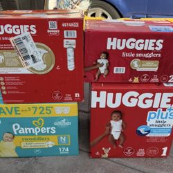 Huggies/Pampers Brand Diapers