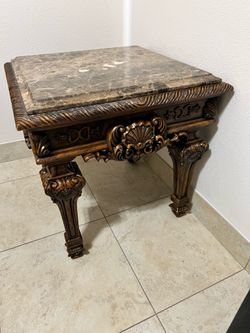 Large coffee table and 2 side tables
