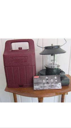 Propane lantern with case