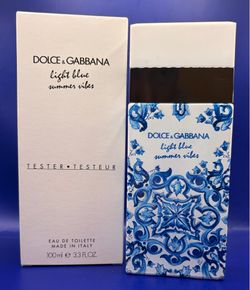 Dolce & Gabbana Light Blue Summer Vibes 100ml EDT Tester - FULL SIZE