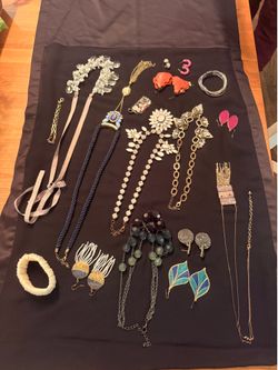 Assorted Jewelry Lot - Necklaces, Earrings, Bracelets, Rings & More