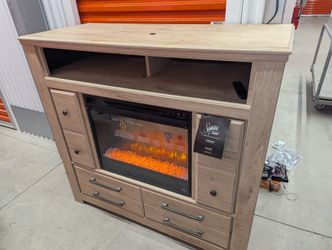 Modern Ashle Y Fire Place Heater Stand Organizer 