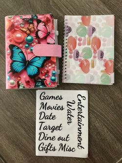 Turquoise Butterfly Budget binder