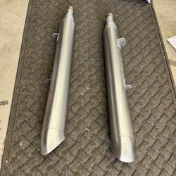 OEM Harley V-Rod Exhaust Mufflers 2012–2017 VRSC – Pair