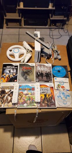 Nintendo Wii Complete Backwards Compatible With Games
